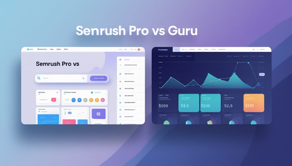 Janet Jackson Digital Compares Semrush Pro vs Guru